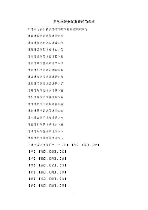 名字推荐用字,有着绝佳的好寓意