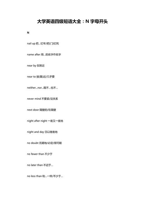 女生用n字开头的英文名字大全