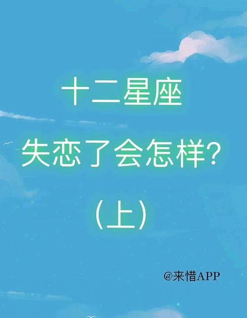 12星座失恋是怎么熬过去的
