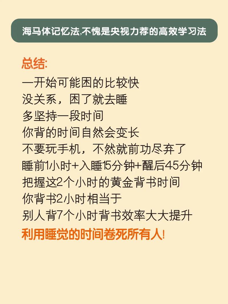怎样提高海马体的记忆功能