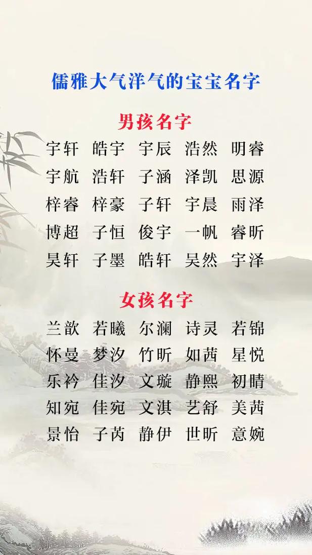 姓墨女宝宝儒雅大气的名字