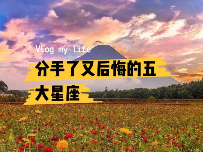 后悔说分手的星座