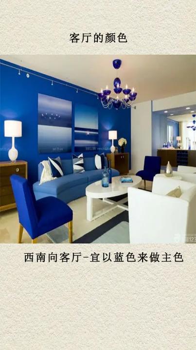 客厅不同方位五行色彩配置
