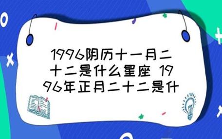 96年农历正月21星座