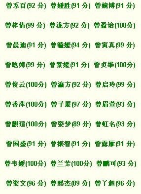 曾子什么名字好听男孩