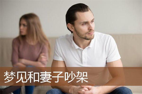 梦见与妻子吵嘴是什么意思