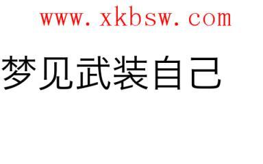 梦见武装自己意味着什么?