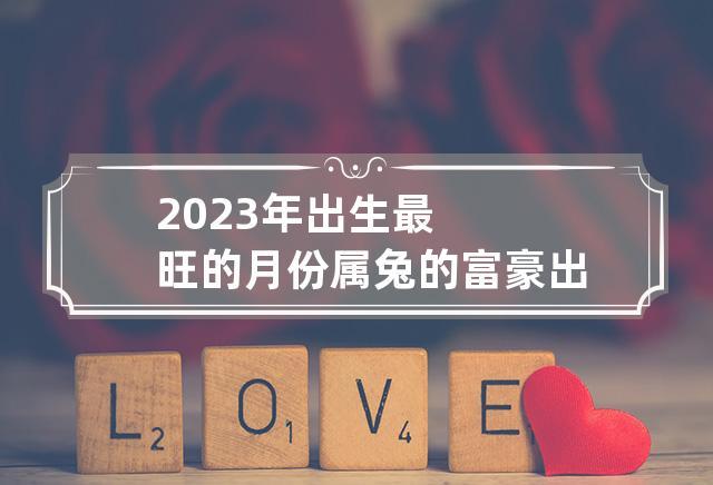 属兔的富豪出生月份是哪几个月