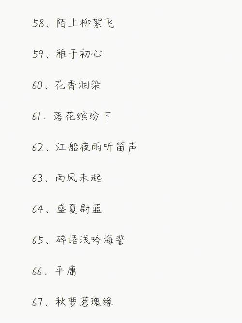 姓万的古风名字