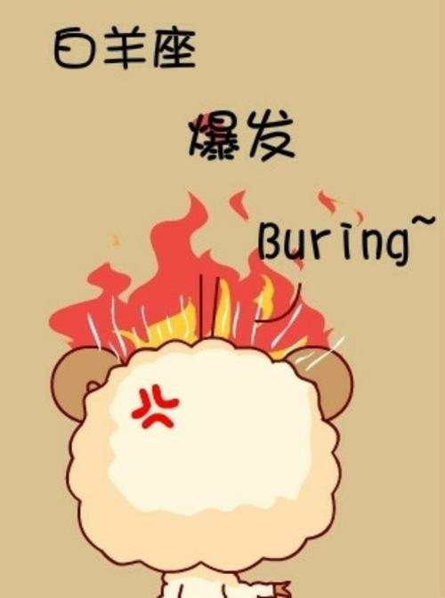 白羊座生气表现
