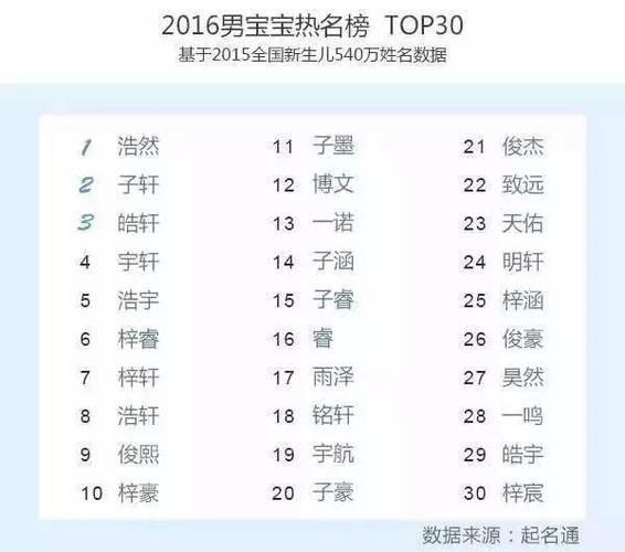 20年出生男宝宝名字