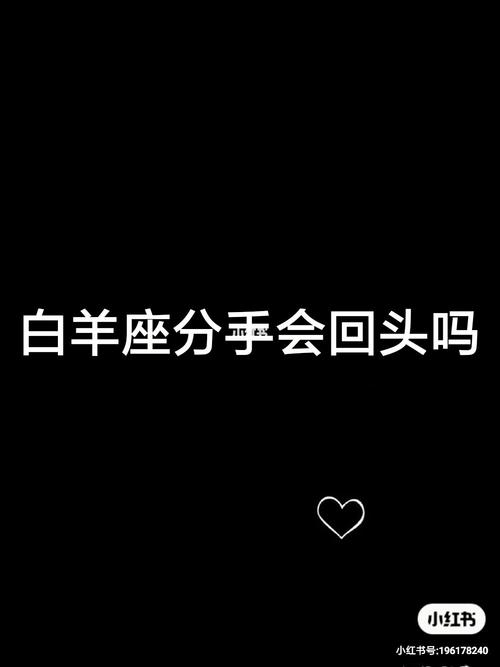 白羊座男生分手后会回头吗(2)