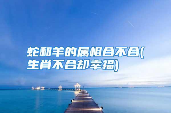 通过属相看属蛇和属羊姻缘怎么样