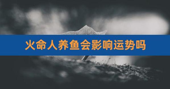 炉中火命能养鱼吗