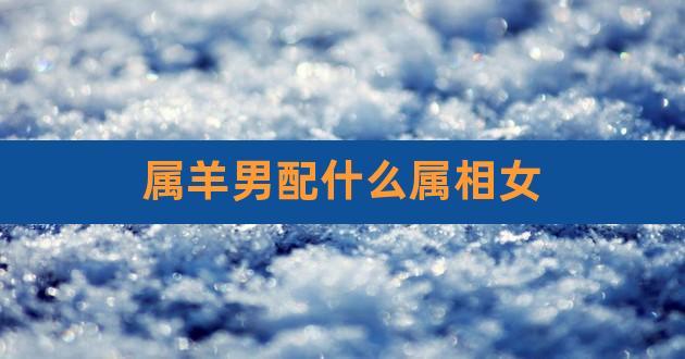 属羊男生和属什么女生相配呢?属羊人的婚姻会幸福吗?