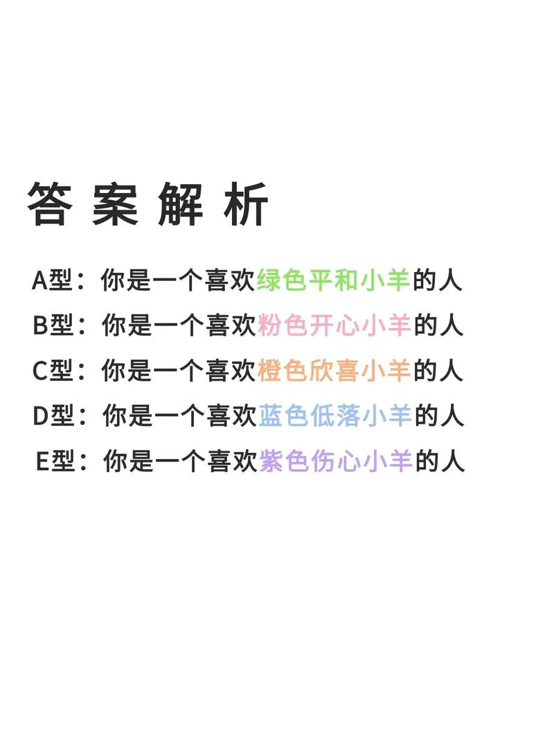 最新测试性格的心理测试题