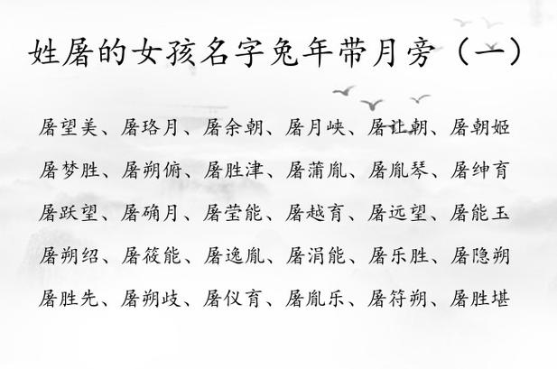 带月的字女孩起名字参考