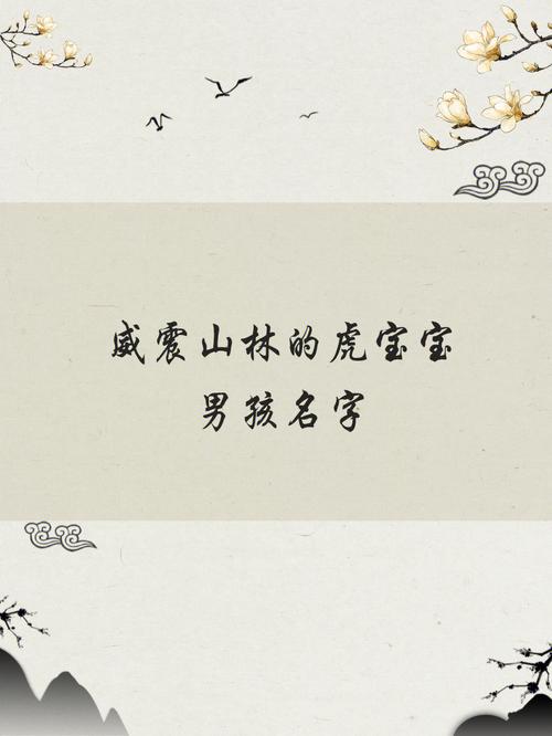 虎宝宝名字有山有月的名字