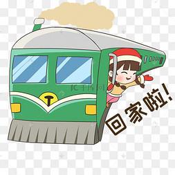 梦见坐火车回家逃票