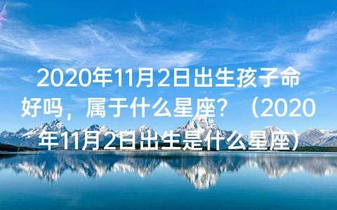 2020年11月2日出生的孩子命好吗
