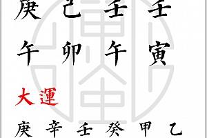 八字日柱之壬午日