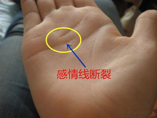 感情线断裂的手相意味着情感破裂吗?