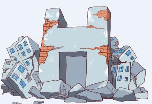 梦见建房子倒塌