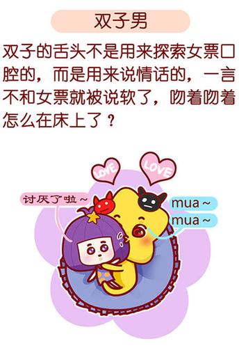 双子座的男生接吻时会有哪些表现