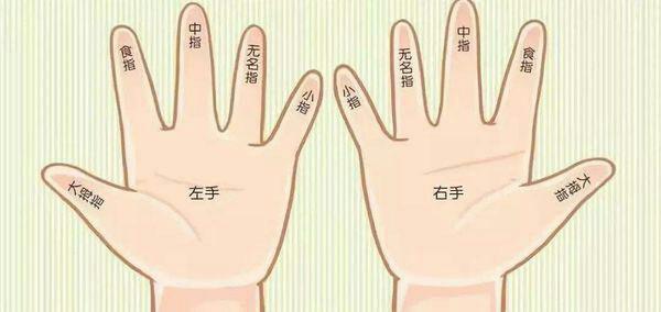 五根手指各代表什么