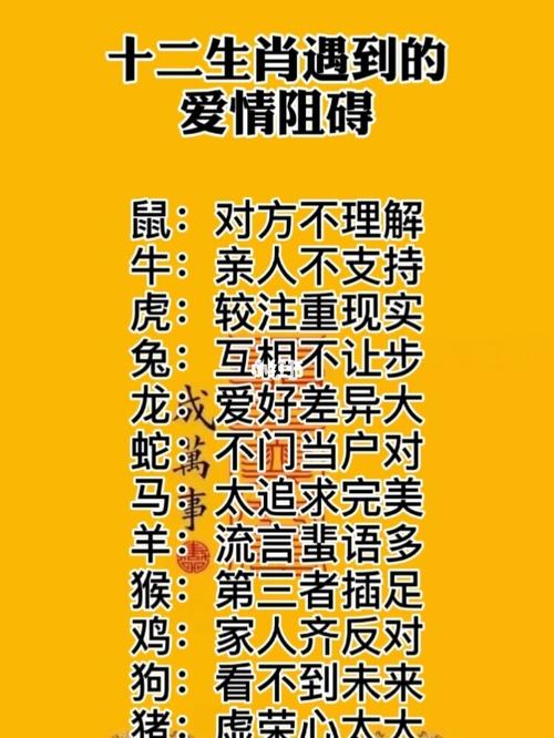 十二生肖谁的爱情坎坷