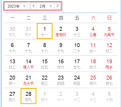 2023年2月哪天开业最好