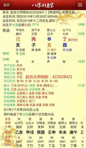 辛丑年孩子取名字