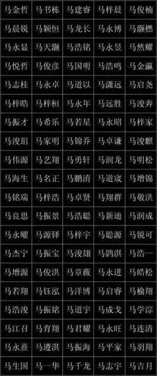 子字辈男孩名字