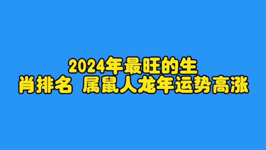 2024年属什么生肖年