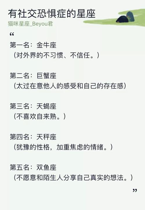 社交恐惧 这些星座遇到问题都不敢问别人