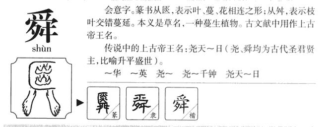 舜字取名忌讳有哪些