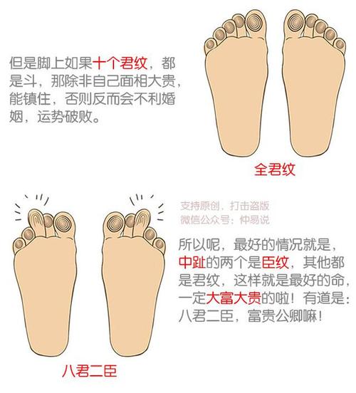 有纹路的脚相解析