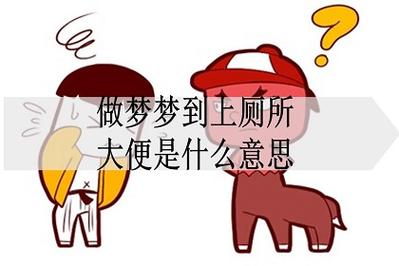 梦到厕所大便预示好吗