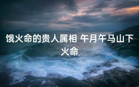 饿火命的人和什么命的人搭配好?