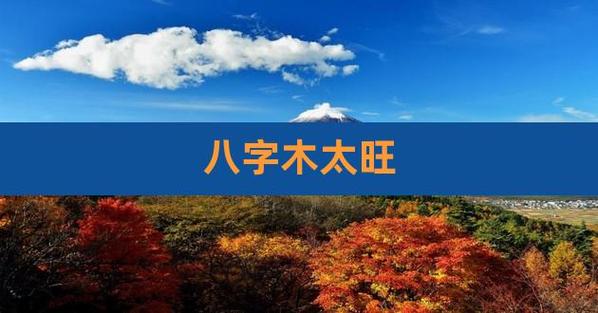 女人八字木旺命好吗