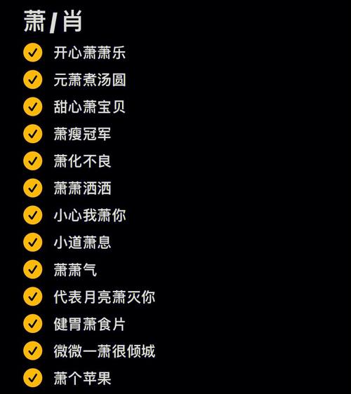 好听姓肖的男孩名字