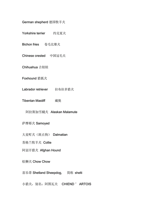 狗狗的英文名怎么起才好听