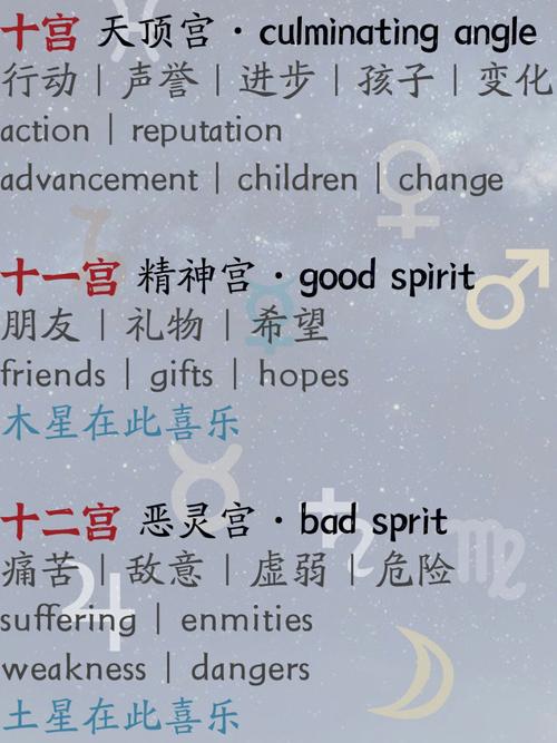 第十二宫在占星学中的意义与详解