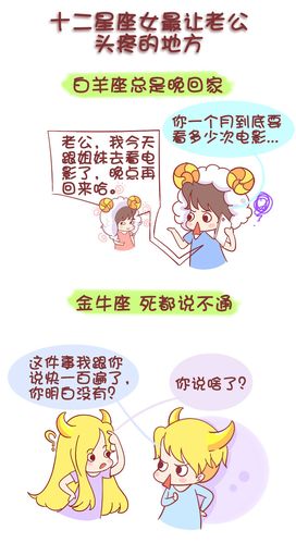 12星座老婆最让老公头疼的地方
