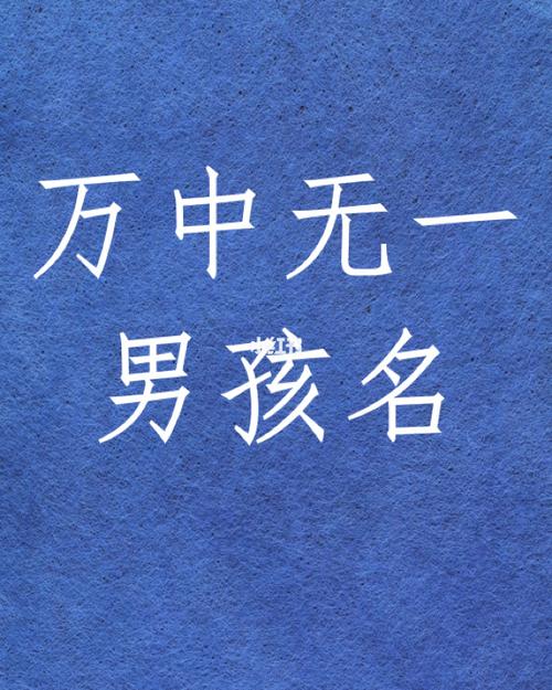 4月出生万姓男宝宝名字