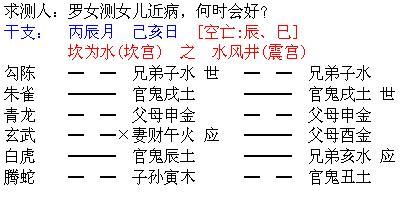 六爻预测疾病，六爻预测疾病新探