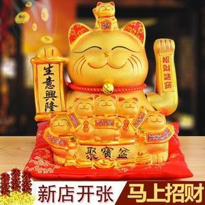 吃的店里放什么聚财?财神爷还是招财猫