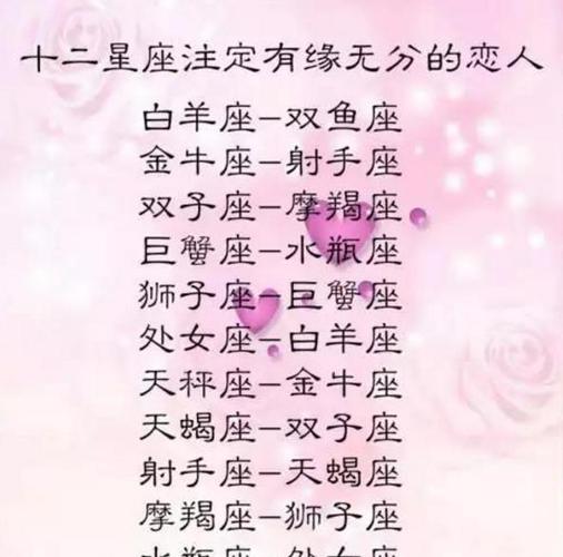 爱过无悔 注定有缘无分的星座配对