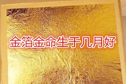 2022年金箔金命的虎几月生好