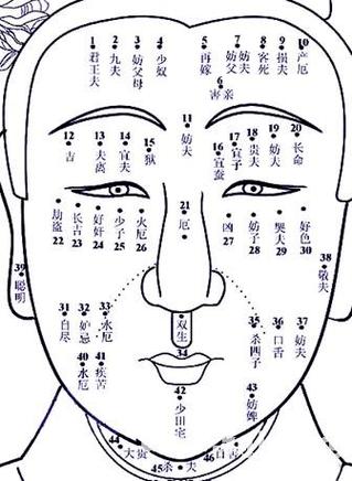 女性面相算命图解分析
